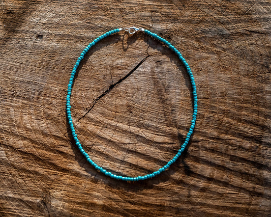 Dark Turquoise choker necklace